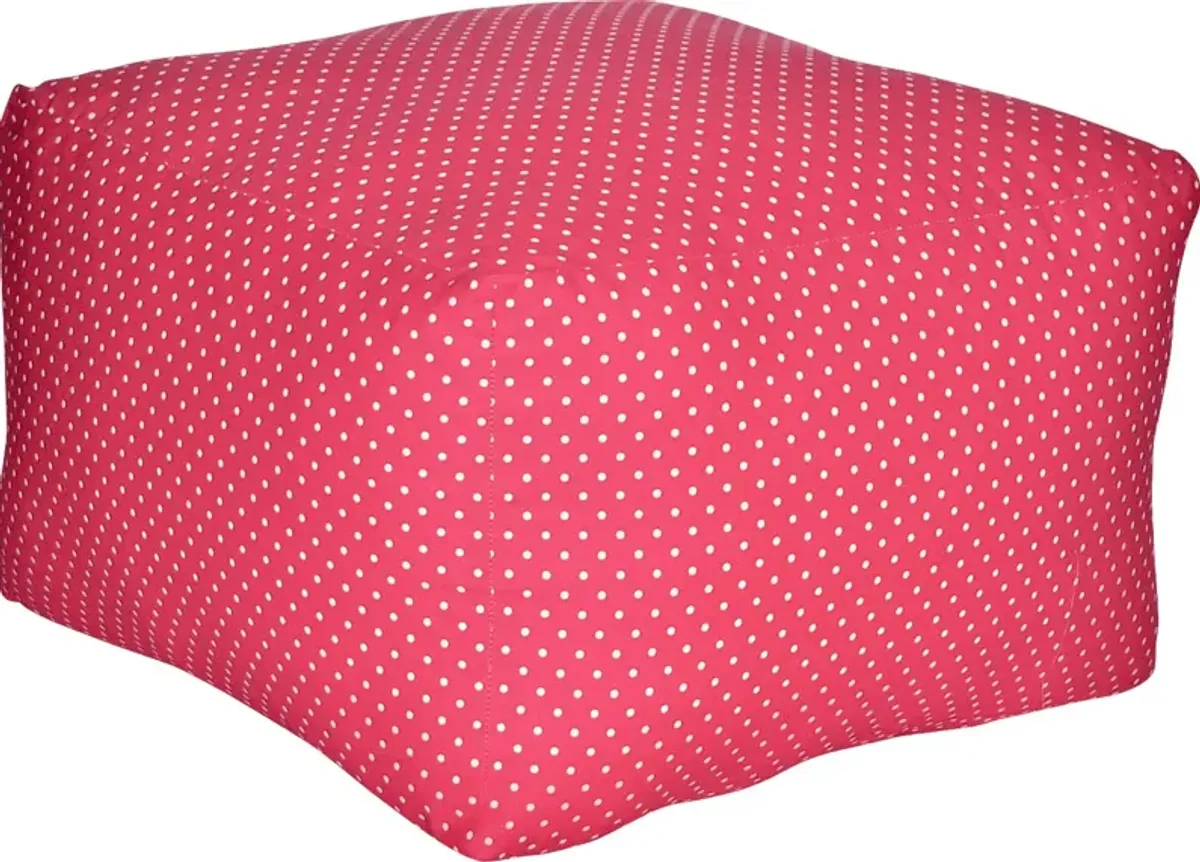 Kids Kikka Pink Square Poufette