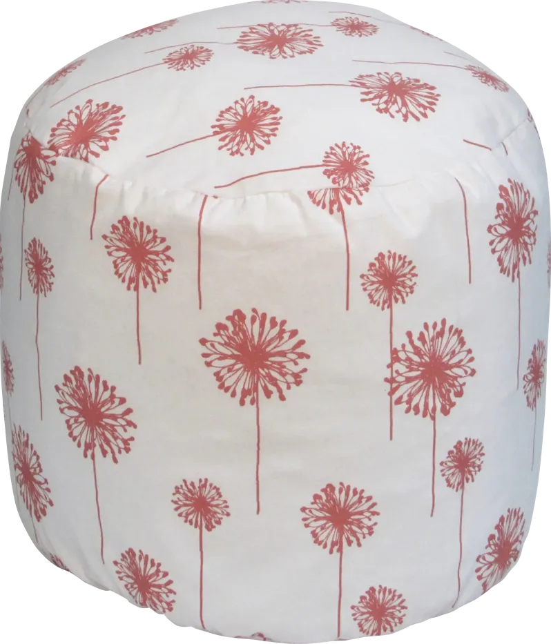 Kids Dellwater White Small Poufette