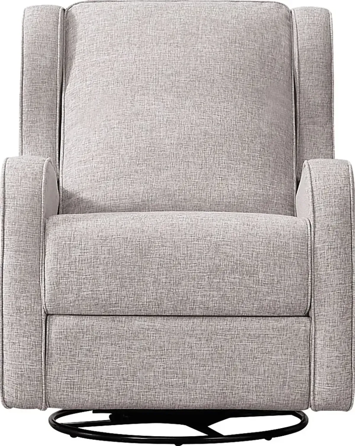 Nursery Camora Gray Swivel Glider Recliner