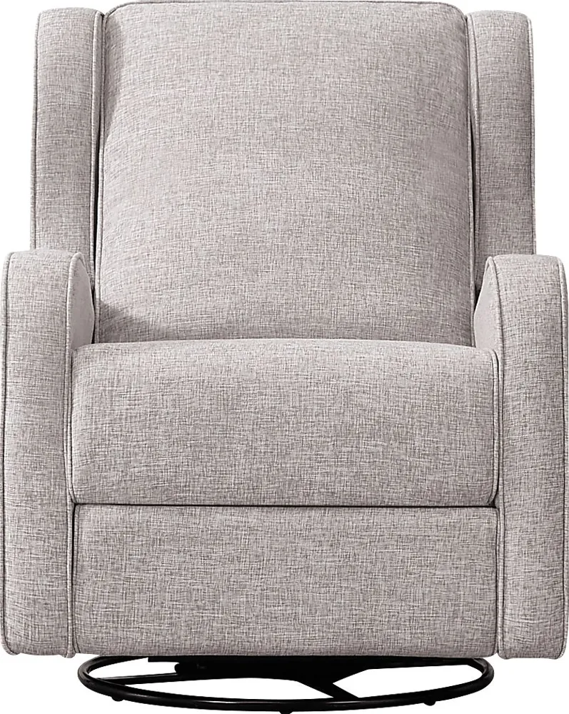 Nursery Camora Gray Swivel Glider Recliner