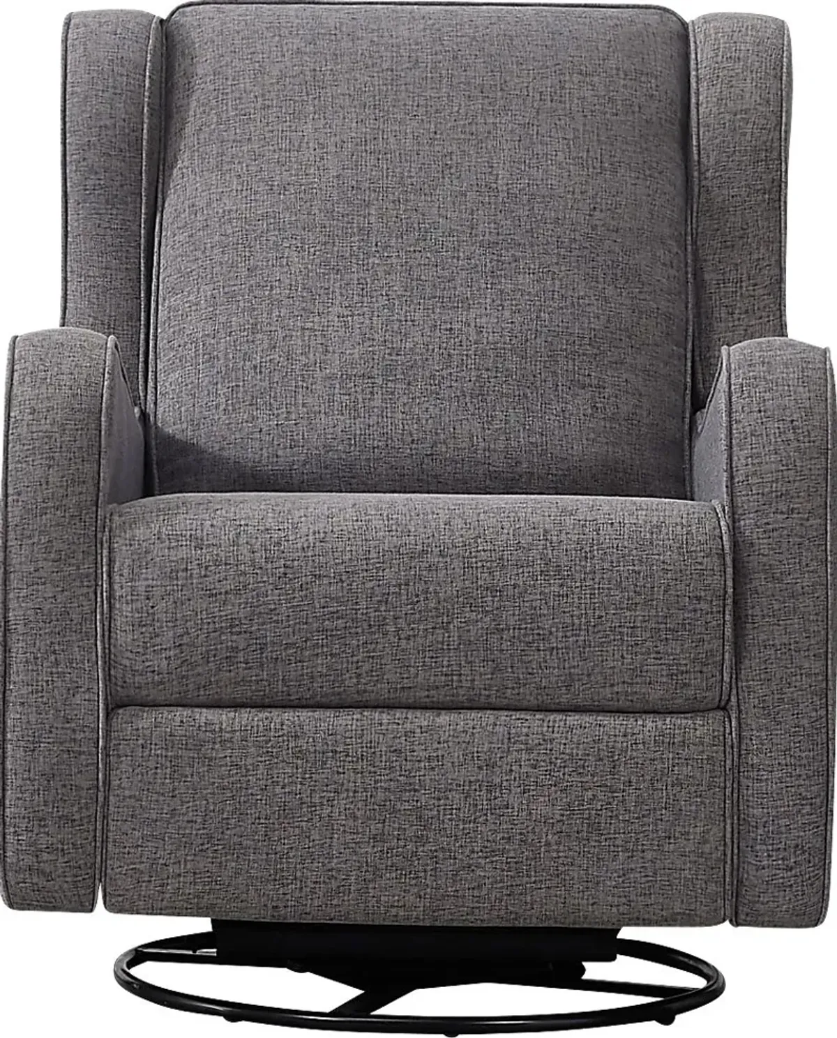 Nursery Camora Dark Gray Swivel Glider Recliner