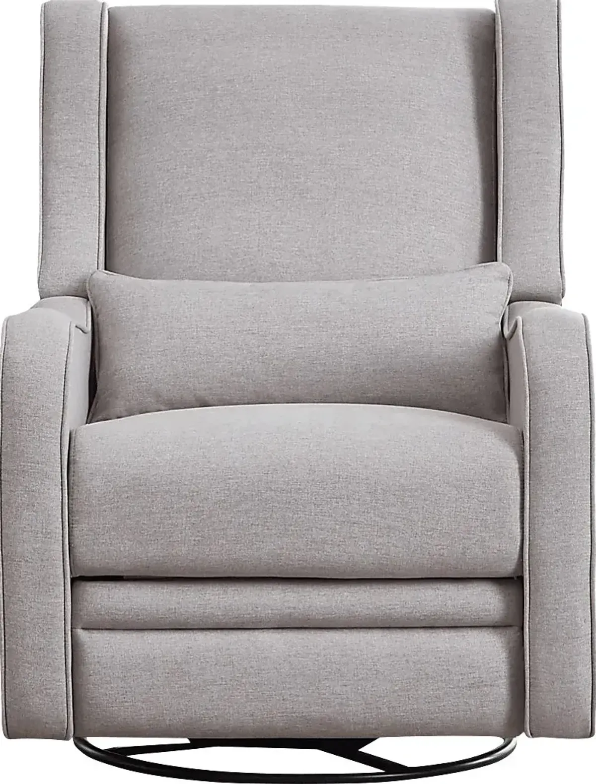 Nursery Tiernan Pewter Power Swivel Glider Recliner