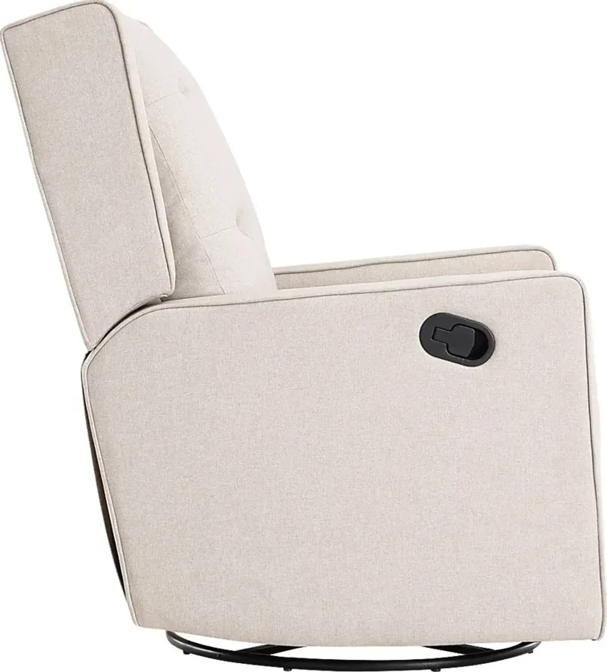 Nursery Sheadon Creamy Latte Swivel Glider Recliner