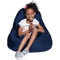 Kids Cloud Nest Navy Bean Bag Chair