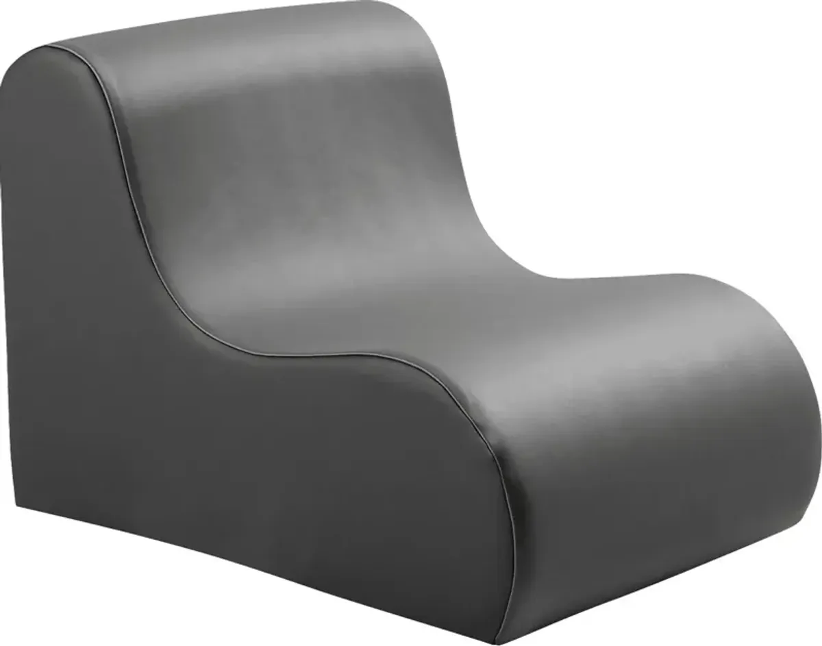 Kids Nariko Gray Foam Chair