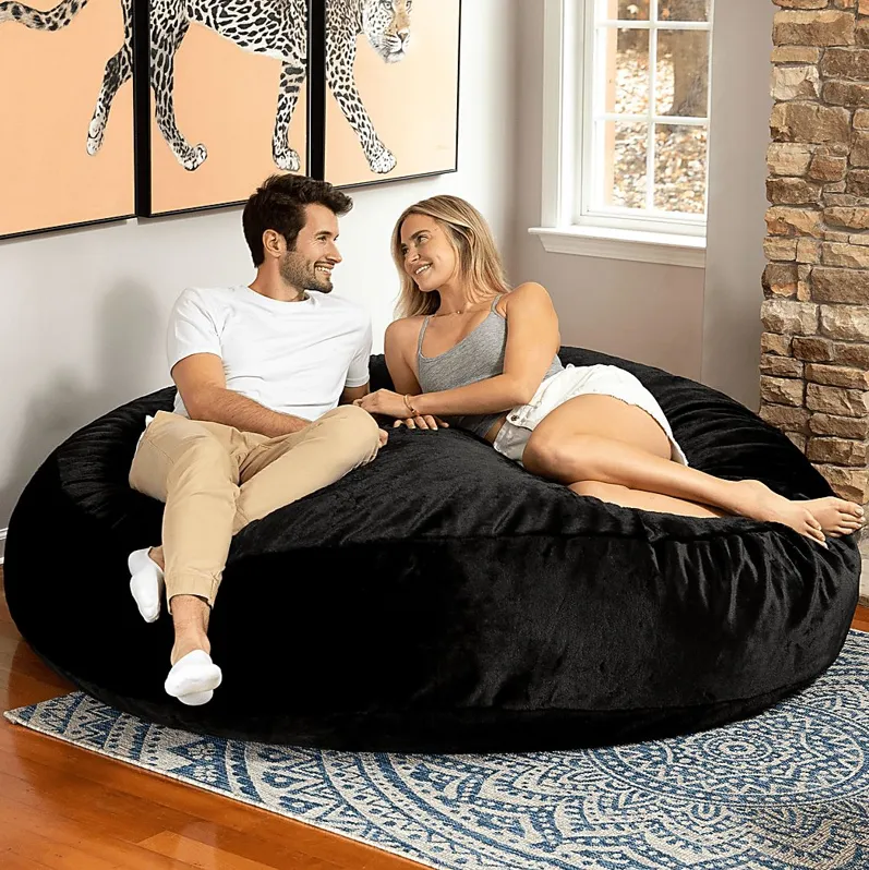 Kids Amnons Black Bean Bag Chair