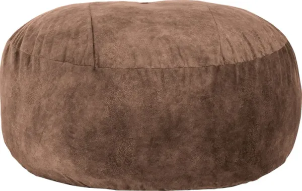 Kids Aniline I Brown Bean Bag Chair
