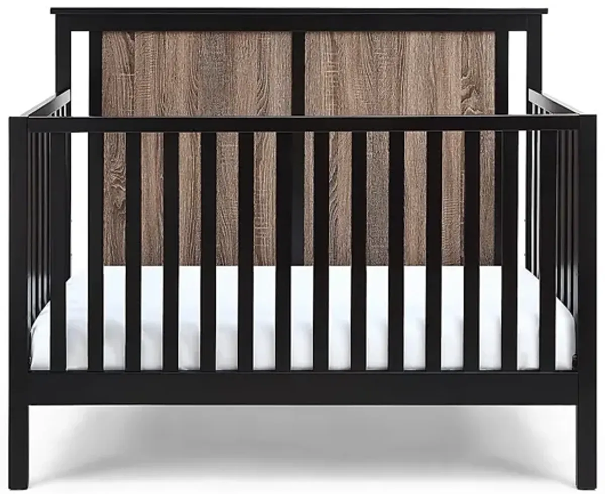 Kids Crownspoint Black Convertible Crib