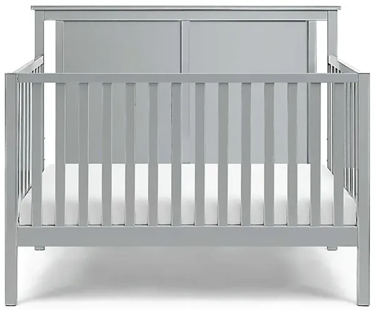 Kids Crownspoint Gray Convertible Crib