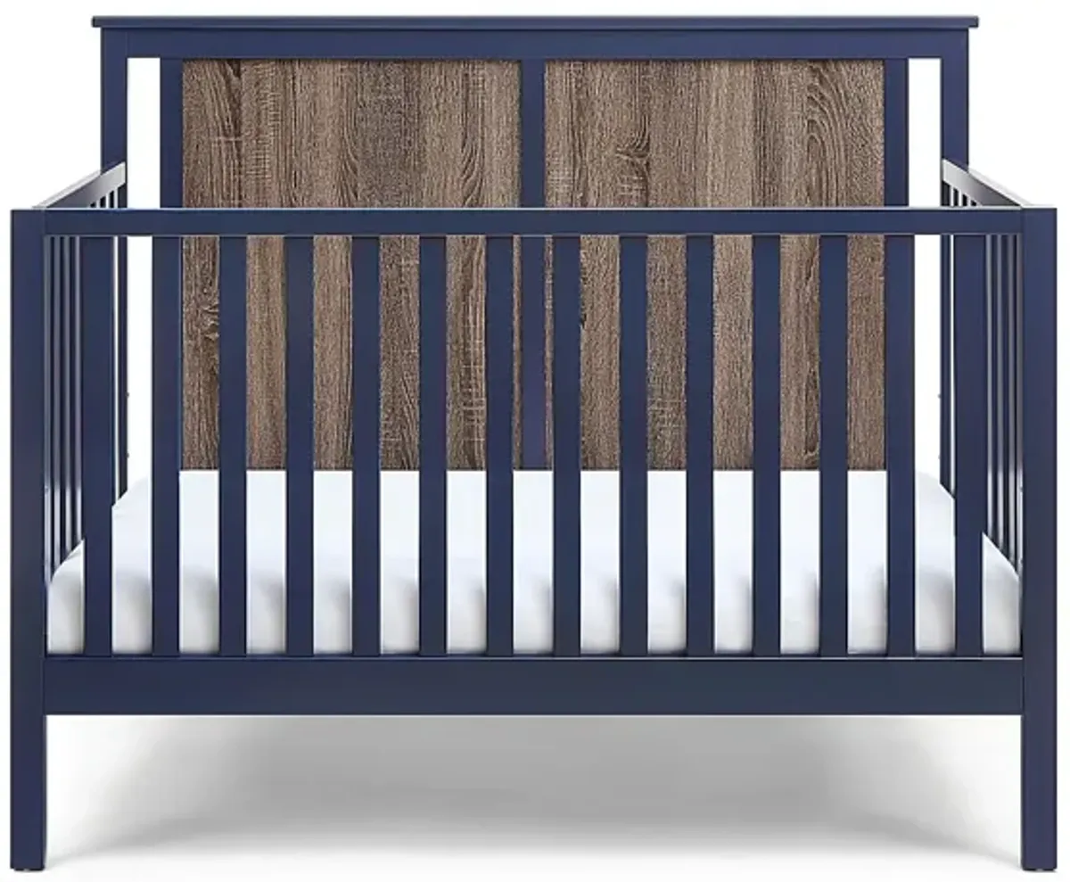 Kids Crownspoint Blue Convertible Crib