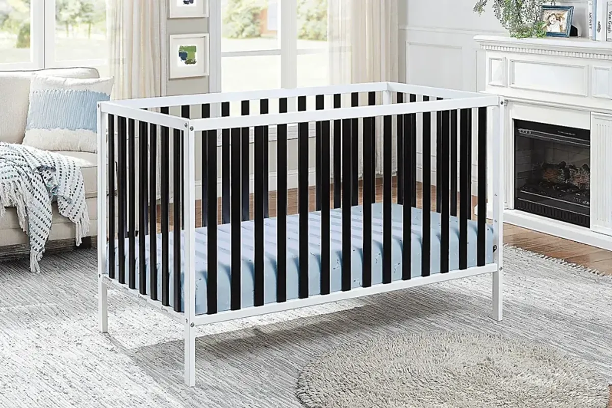 Kids Canticle Black/White Crib