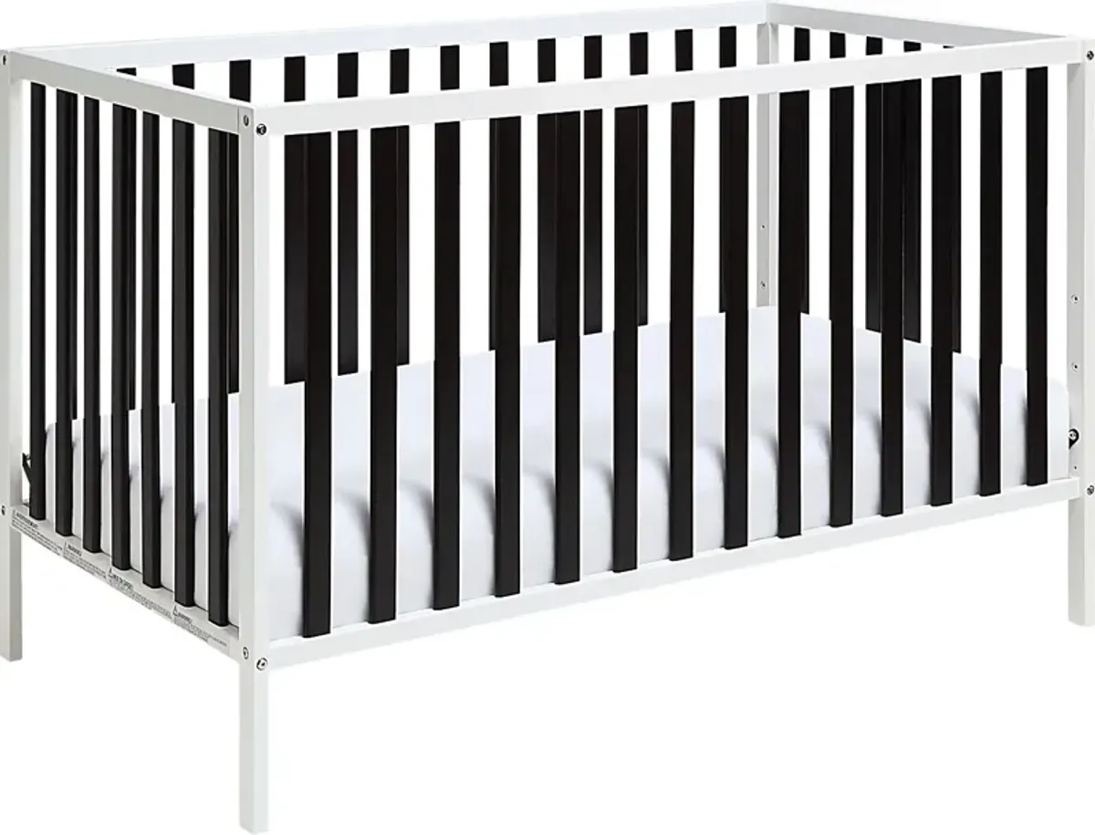 Kids Canticle Black/White Crib