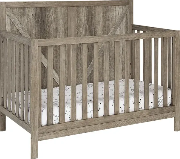 Kids Boysenberry Brown Crib