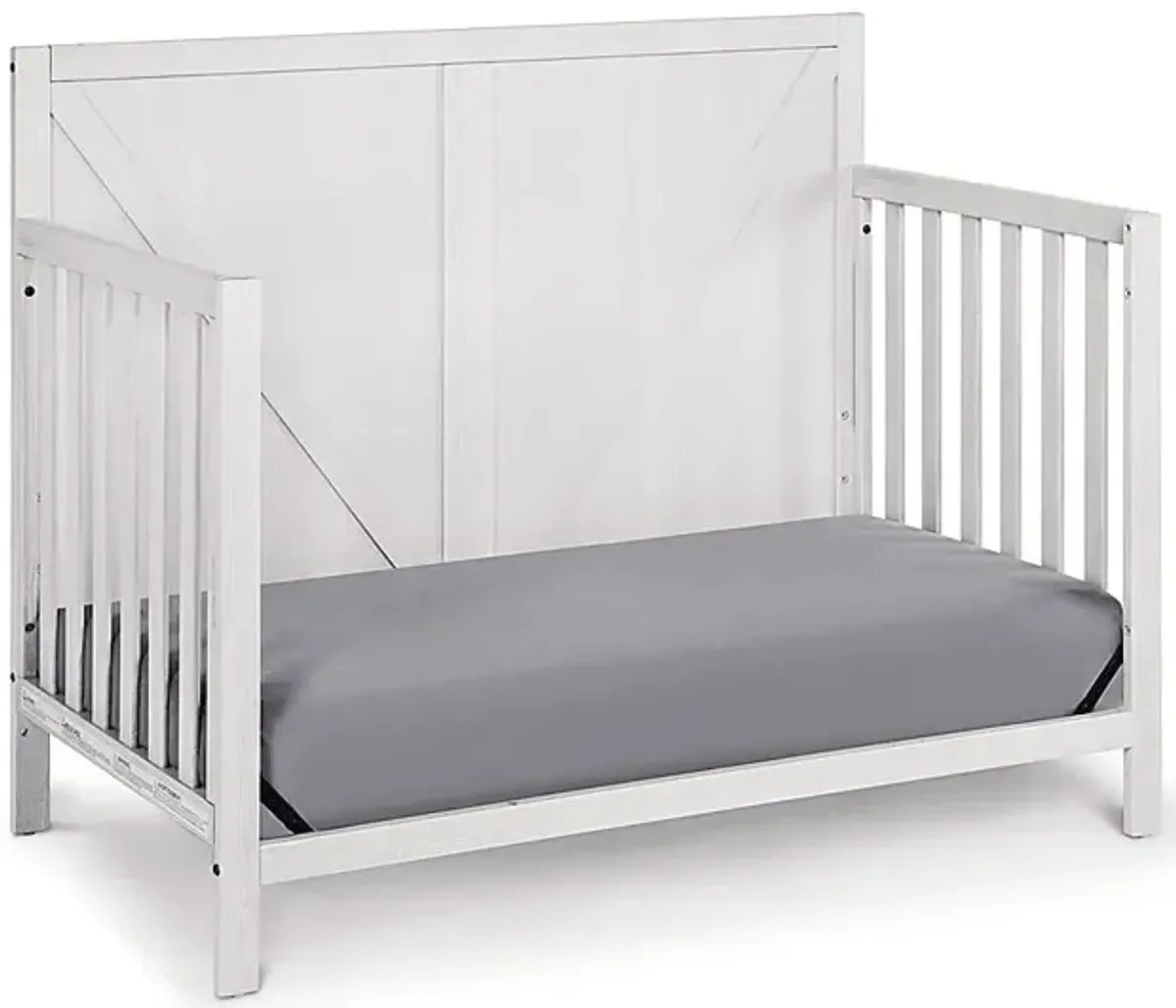 Kids Boysenberry Gray Crib