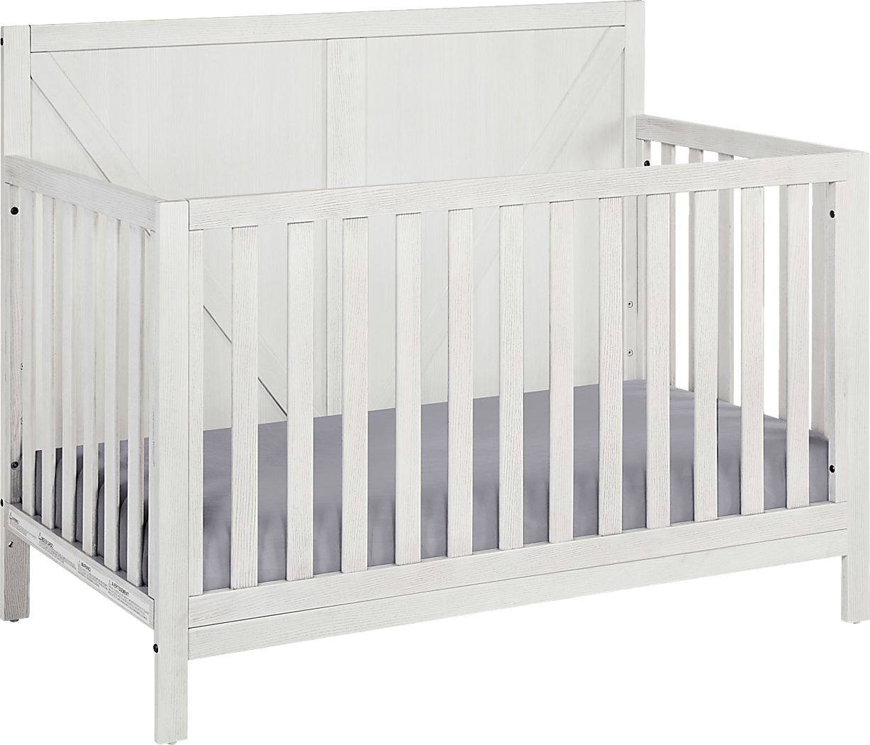Boysenberry Gray Crib