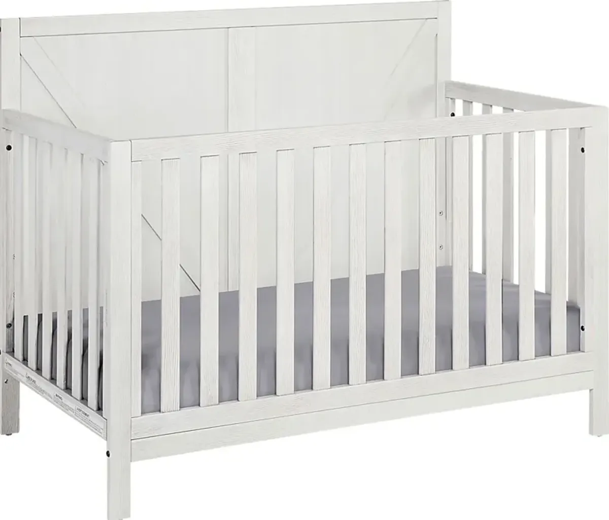 Kids Boysenberry Gray Crib