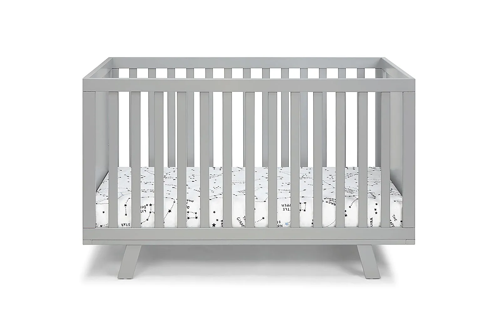 Delavan Gray Crib