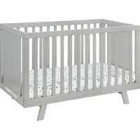 Delavan Gray Crib