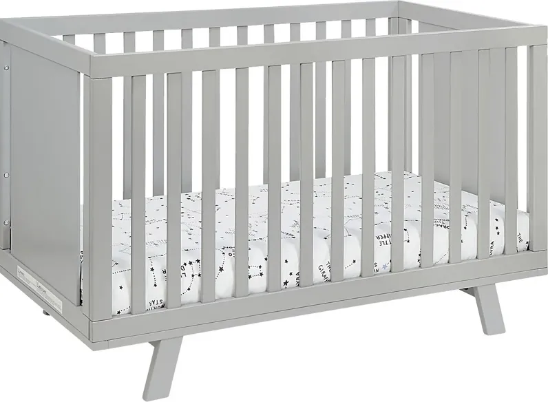 Delavan Gray Crib