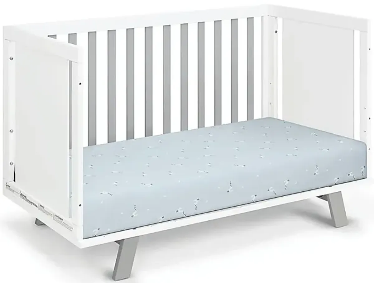 Kids Delavan White/Gray Crib