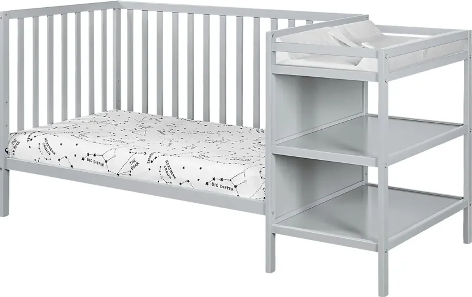 Kids Brittinger Gray Crib Combo