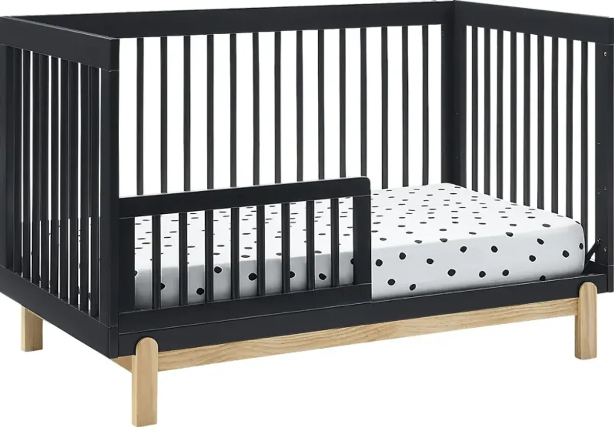 Kids Aadi Charcoal Convertible Crib