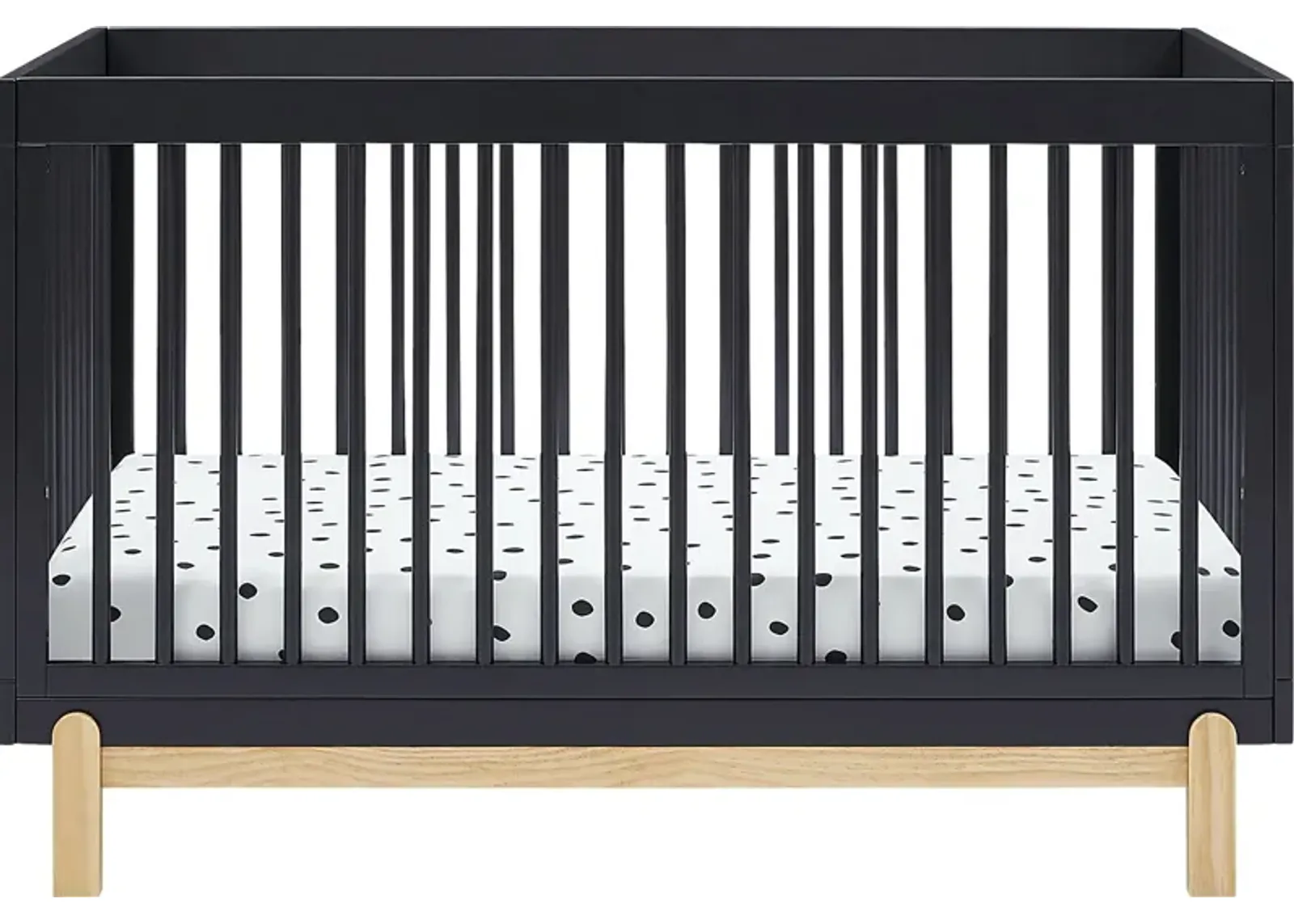 Kids Aadi Charcoal Convertible Crib