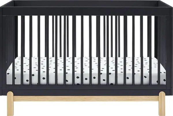 Kids Aadi Charcoal Convertible Crib