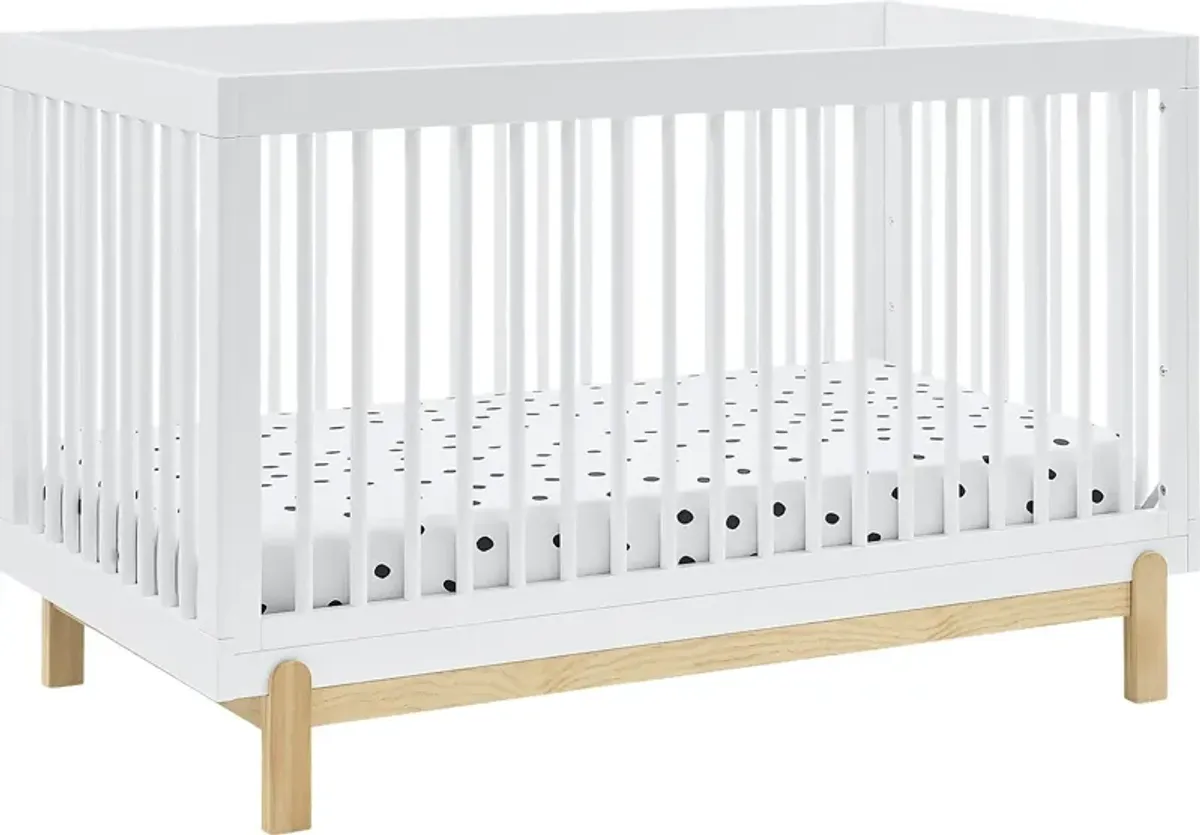 Kids Aadi White Convertible Crib