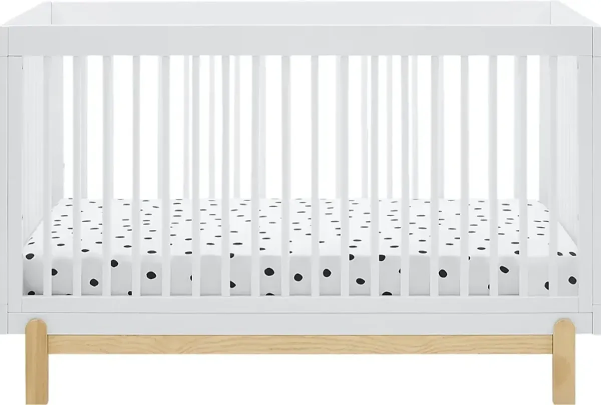 Kids Aadi White Convertible Crib