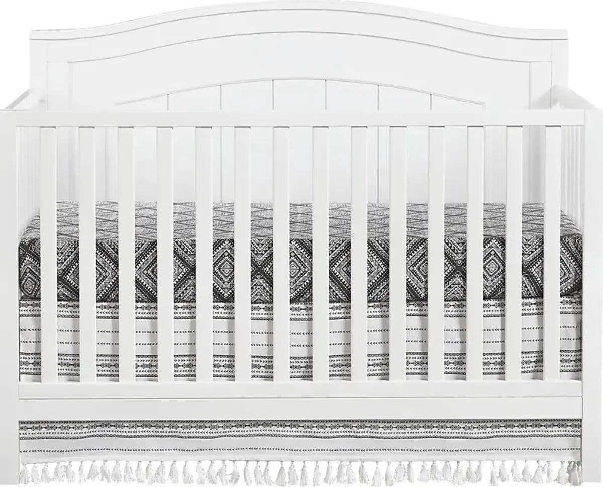 Larton White Convertible Crib