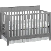 Satine Gray Convertible Crib