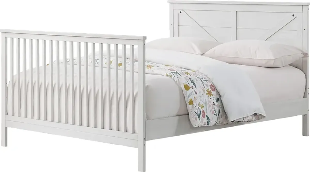 Sulon White Convertible Crib