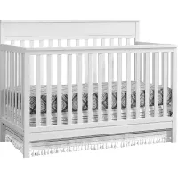 Seymore White Convertible Crib