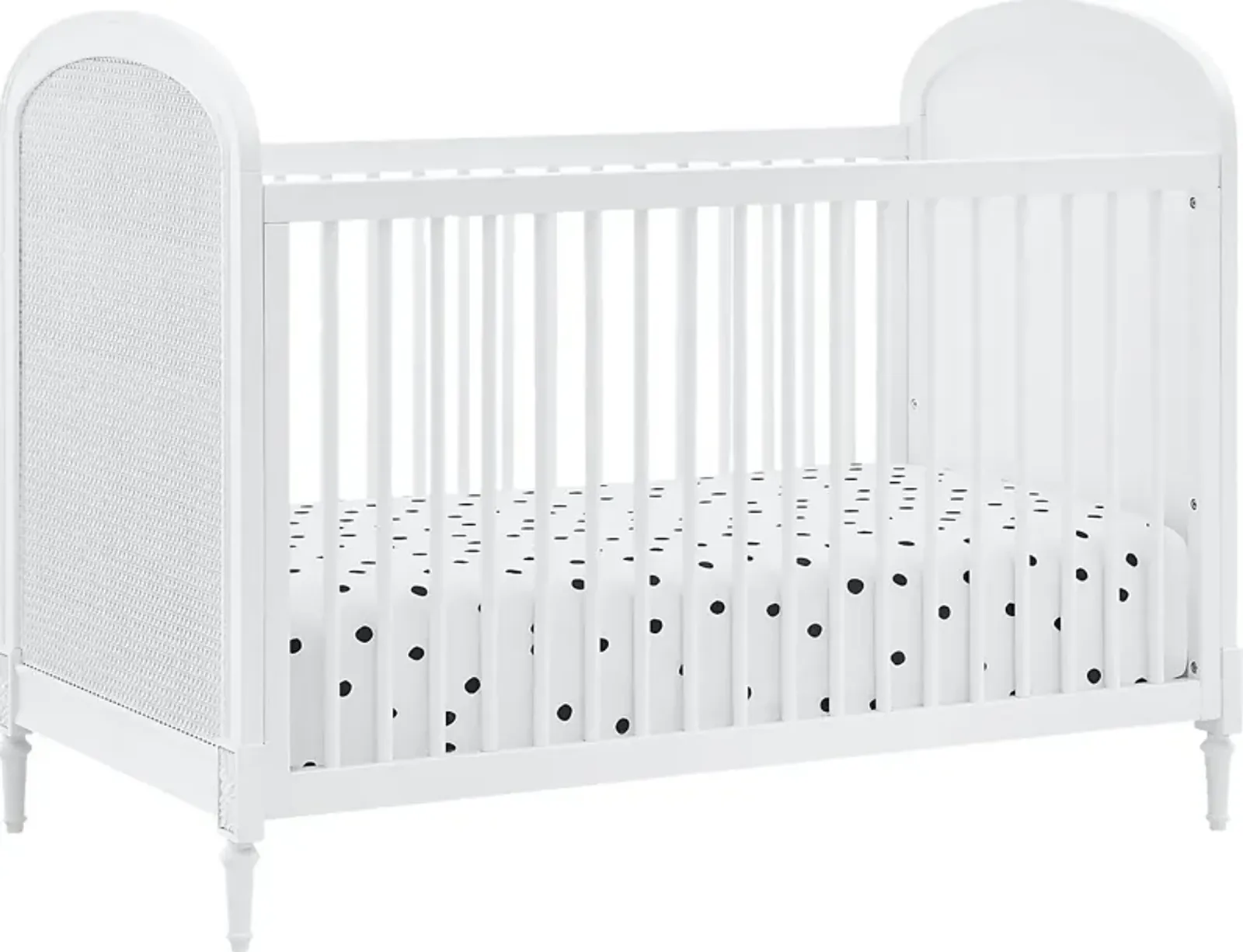 Kids Amaury White Convertible Crib