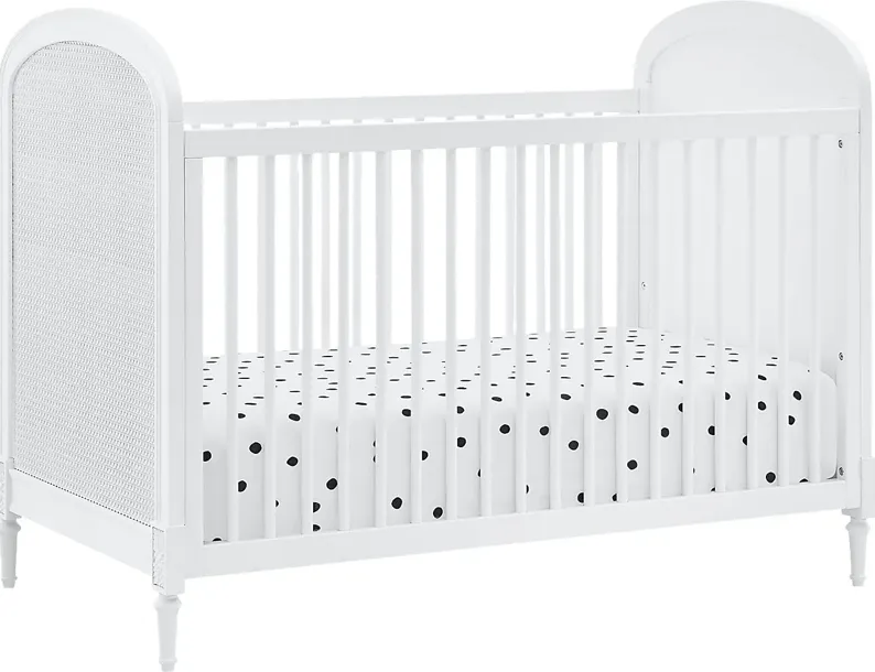 Amaury White Convertible Crib