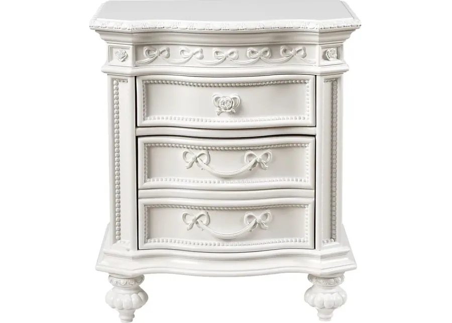 Disney Princess Fairytale White Nightstand