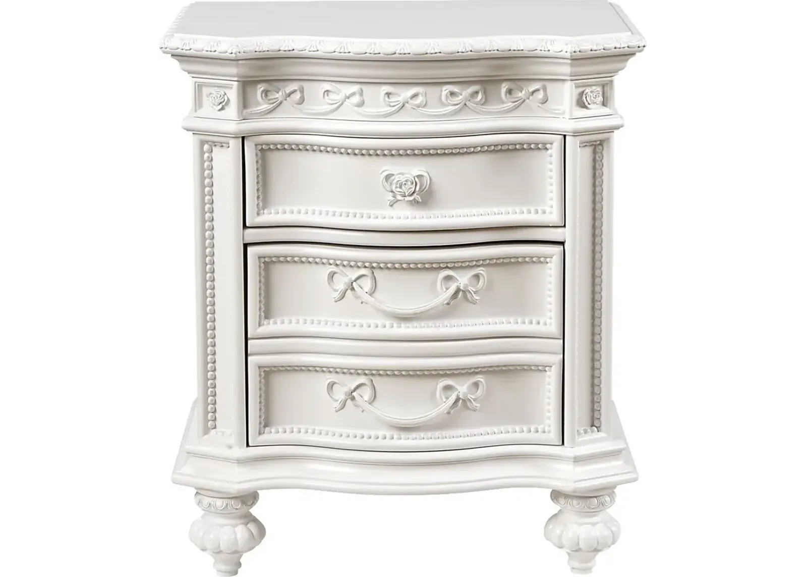 Disney Princess Fairytale White Nightstand