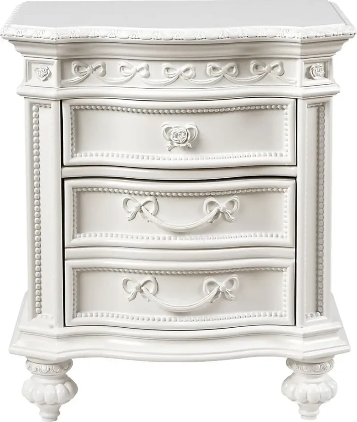 Disney Princess Fairytale White Nightstand