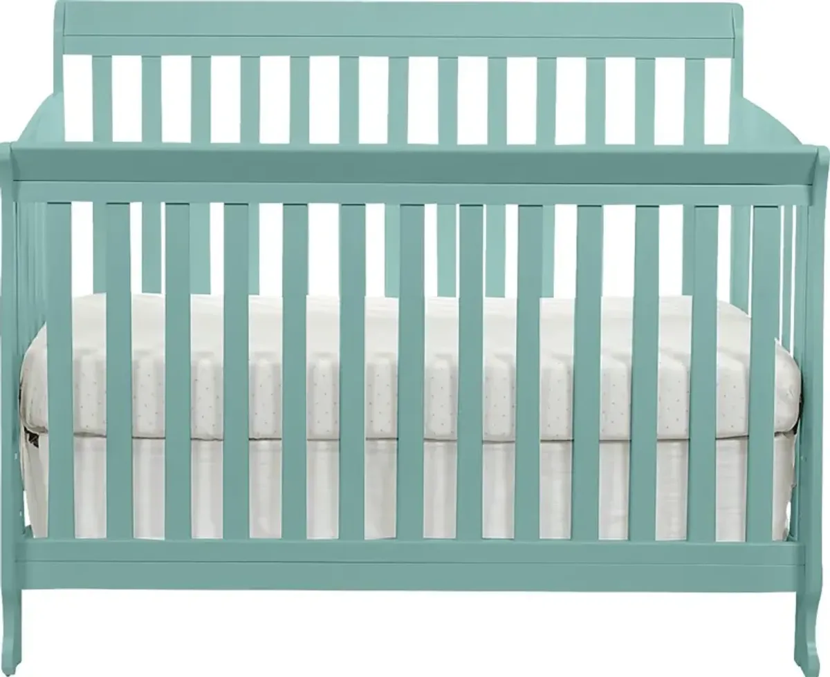 Kids Gelhaven Turquoise Convertible Crib