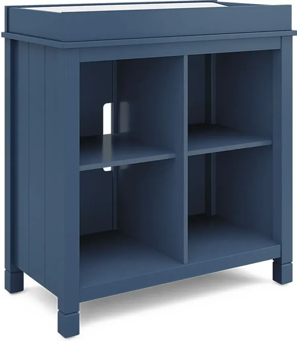 Kids Cottage Colors Navy Bookcase With Changing Tray