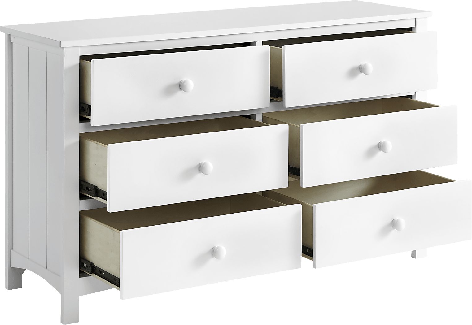 Nursery Dakson White 6 Drawer Dresser
