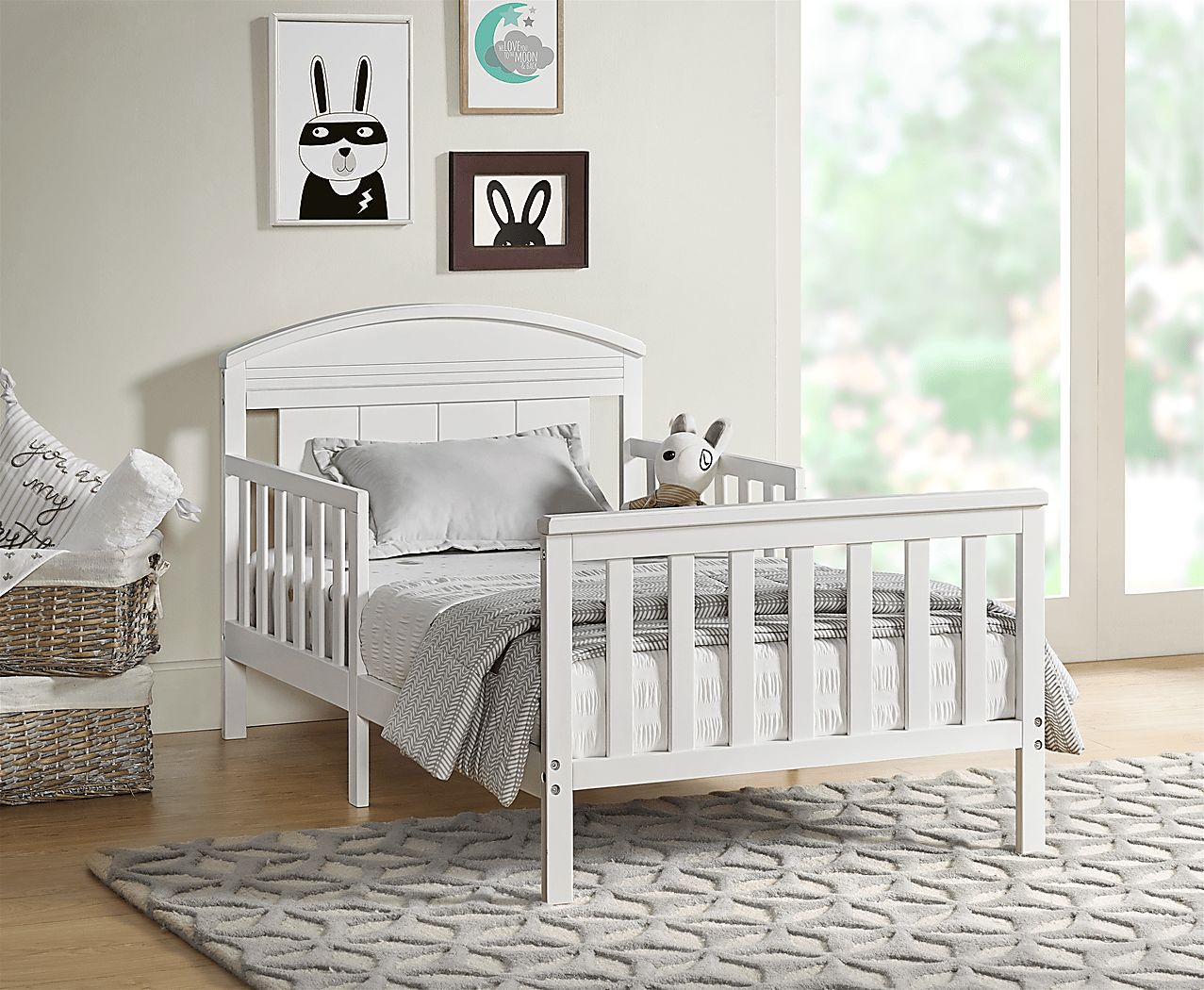 Kids Naera White Toddler Bed