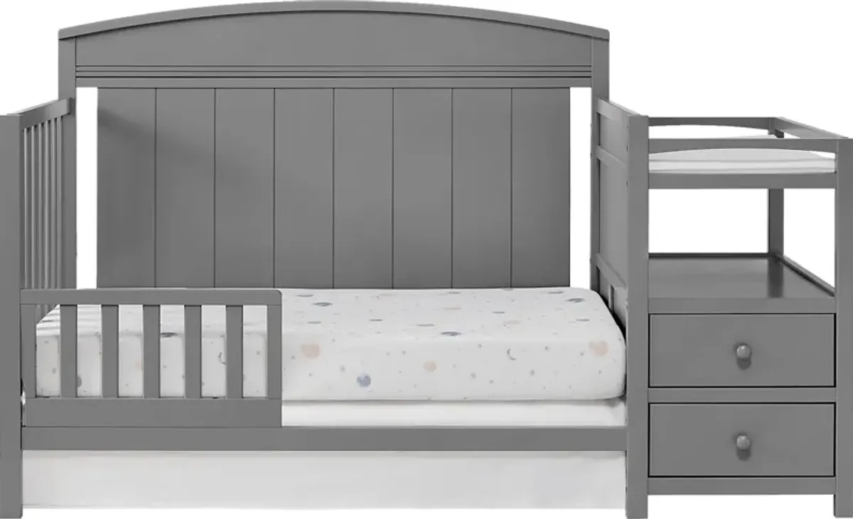 Nursery Shanton Gray Toddler Rail