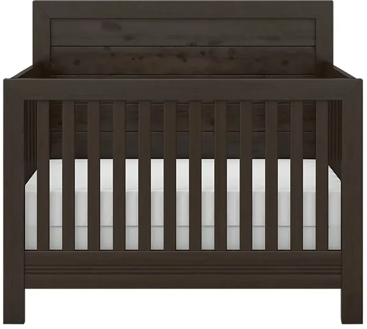 Kids Creekside 2.0 Charcoal 4 Pc Nursery with Toddler Rail