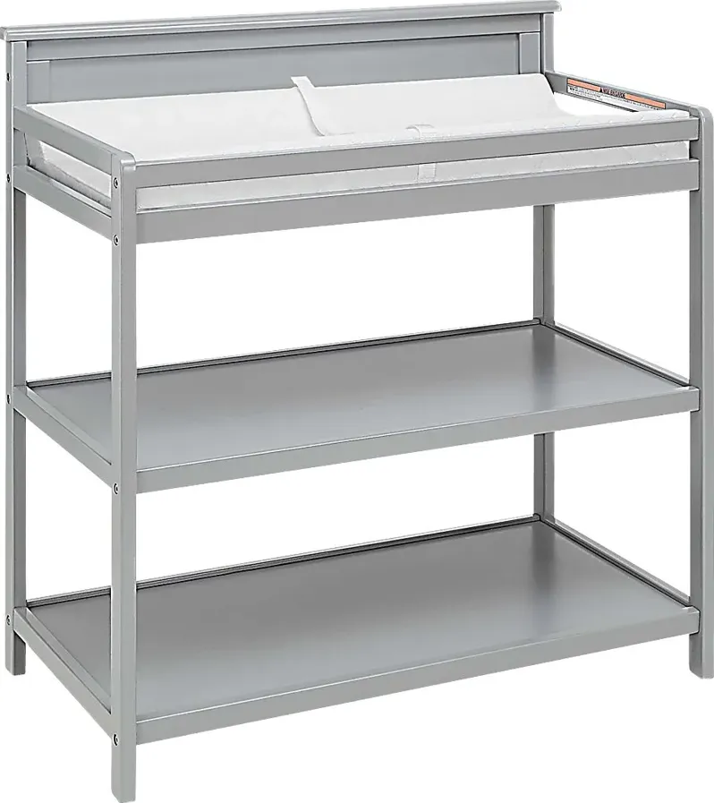 Crownspoint Gray Changing Table