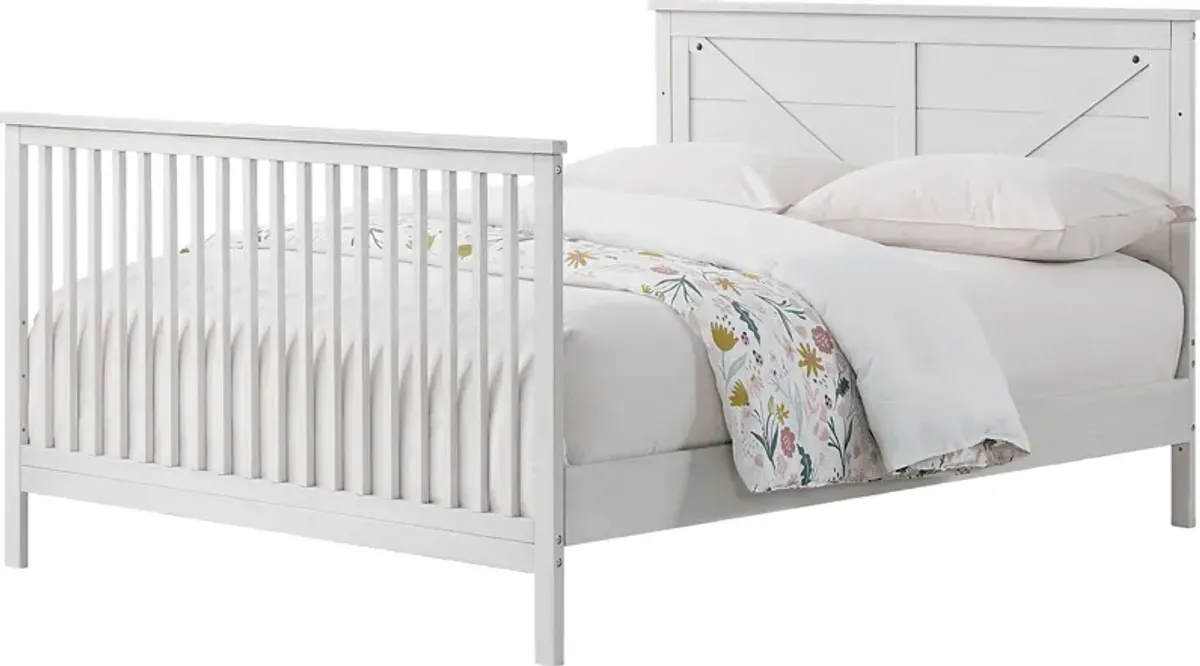 Nursery Sulon White Crib Conversion Kit