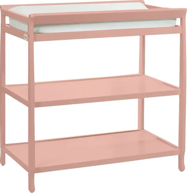 Kids Gelhaven Pink Changing Table
