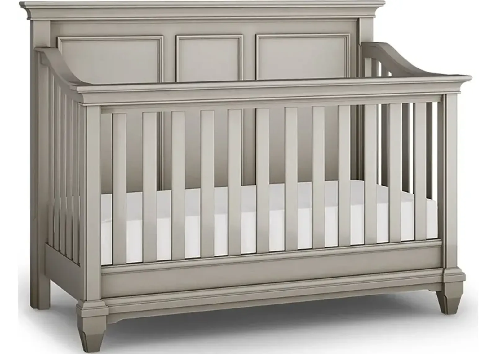 Hilton Head Gray 3 Pc Crib with Toddler and Full Conversion Rails