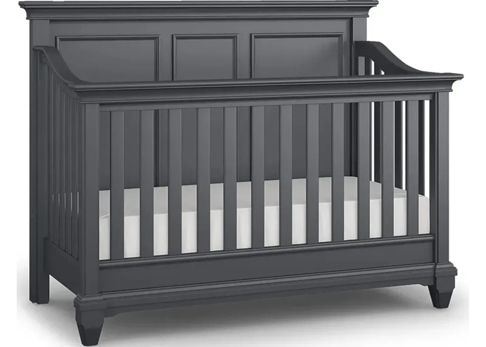 Hilton Head Graphite 3 Pc Crib with Toddler and Full Conversion Rails